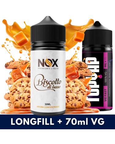 Aroma Biscotto Di Lusso 30ml (Longfill) - Nox + 70ml VG Fast