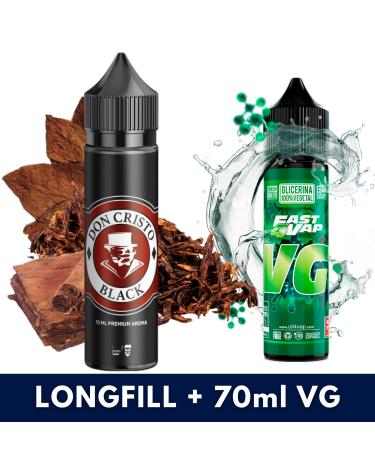 Aroma Black 10ml/60 (Longfill) Don Cristo + 70ml VG Fast