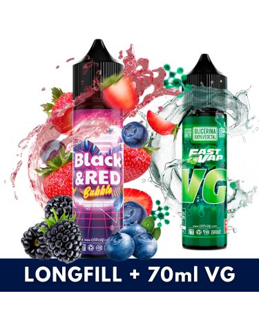 Aroma Black & Red Bubble 16ml (Longfill) Oil4Vap + VG FAST 70ML