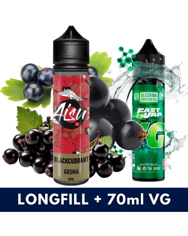 Aroma Blackcurrant 10ml/60 (Longfill) Aisu Bar + VG Fast 70ml