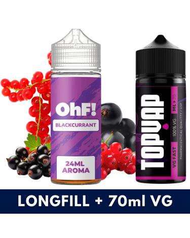 Aroma Blackcurrant 24ml/120 (Longfill) OhF! + VG FAST 70ML