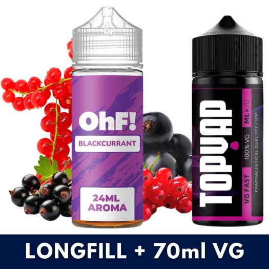 Aroma Blackcurrant 24ml/120 (Longfill) OhF! + VG FAST 70ML