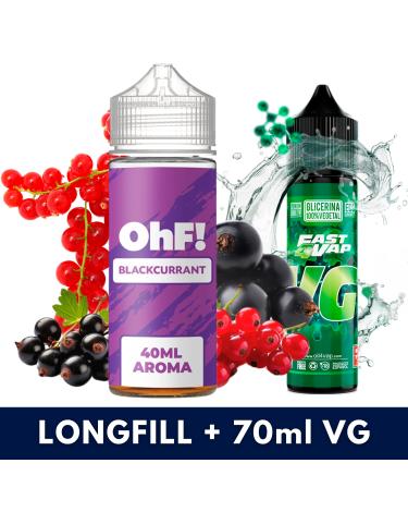 Aroma Blackcurrant 40ml/120 (Longfill) OhF! + VG FAST 70ML