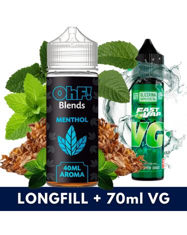 Aroma Blends Menthol 40ml/120 (Longfill) OhF! + VG FAST 70ML