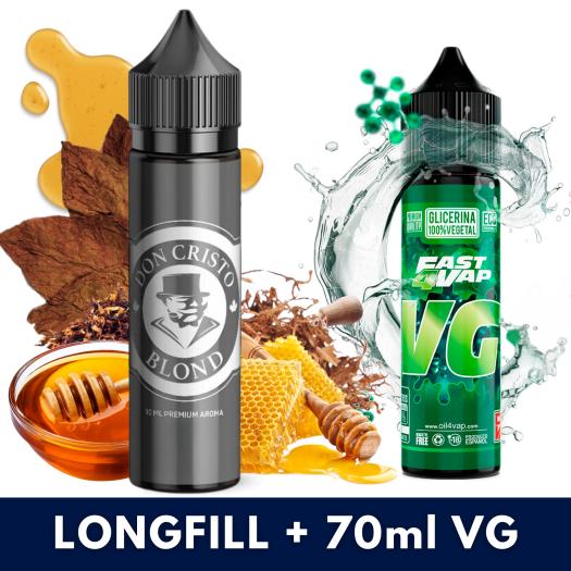 Aroma Blond 10ml/60 (Longfill) Don Cristo + 70ml VG Fast