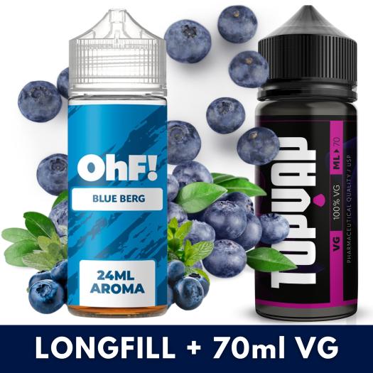 Aroma Blue Berg 24ml/120 (Longfill) OhF! + 70ml VG Aroma Blue Berg 24ml/120 (Longfill) OhF! + 70ml VG