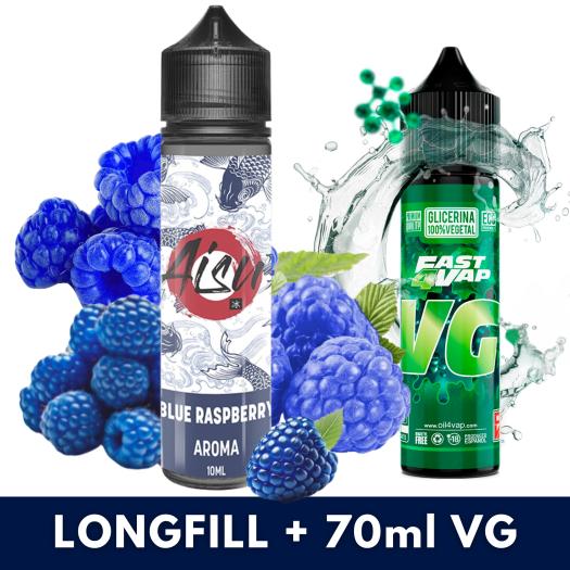 Aroma Blue Raspberry 10ml/60 (Longfill) Aisu Bar + VG Fast 70ml