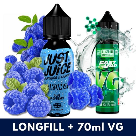 Aroma Blue Raspberry Just Juice 20ml (Longfill) + VG FAST 70ML Aroma Blue Raspberry Just Juice 20ml (Longfill) + VG FAST 70ML