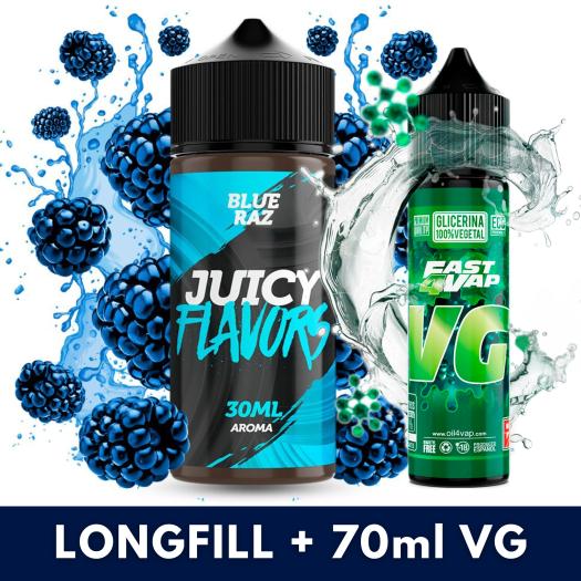 Aroma Blue Razz 30ml/120 (Longfill) Juicy + VG FAST 70ML