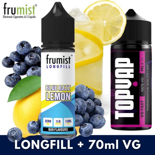 Aroma BLUE RAZZ LEMON 15ml/60 (Longfill) Frumist + 70ml VG Fast