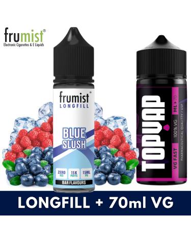Aroma BLUE SLUSH 15ml/60 (Longfill) Frumist + 70ml VG Fast