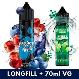 Aroma BLUEBERRY APPLE 16ml (Longfill) Oil4Vap + VG FAST 70ML