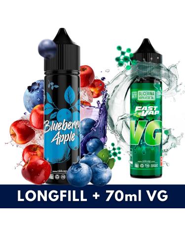 Aroma BLUEBERRY APPLE 16ml (Longfill) Oil4Vap + VG FAST 70ML