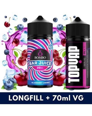 Aroma Blueberry Cherry 20ml/120 (Longfill) - Bombo Bar Juice + 70ml VG