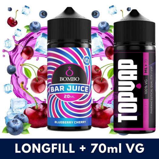 Aroma Blueberry Cherry 20ml/120 (Longfill) - Bombo Bar Juice + 70ml VG