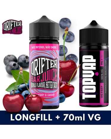 Aroma Blueberry Cherry 24ml/120 (Longfill) Drifter + 70ml VG Fast