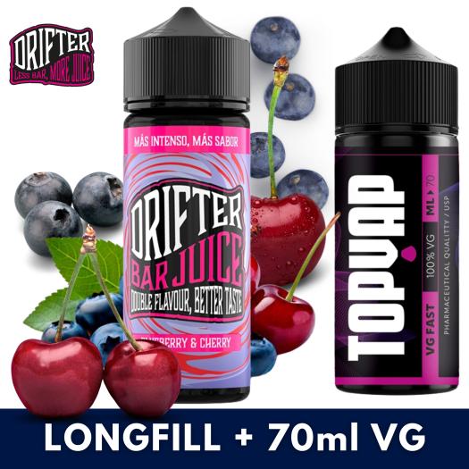 Aroma Blueberry Cherry 24ml/120 (Longfill) Drifter + 70ml VG Fast