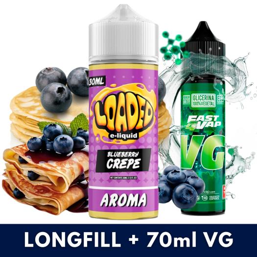 Aroma Blueberry Crepe 30ml/120 (Longfill) Loaded + VG Fast 70ML