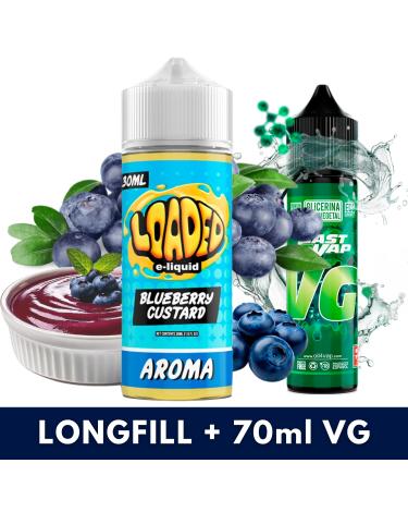 Aroma Blueberry Custard 30ml/120 (Longfill) Loaded + VG Fast 70ML