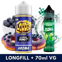 Aroma Blueberry Donut 30ml/120 (Longfill) Loaded + VG Fast 70ML