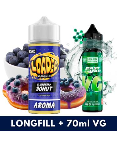 Aroma Blueberry Donut 30ml/120 (Longfill) Loaded + VG Fast 70ML