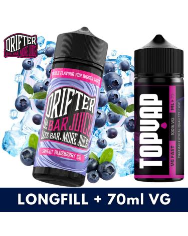 Aroma Blueberry Ice 24ml/120 (Longfill) Drifter + 70ml VG Fast