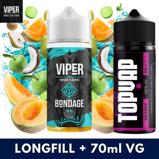 Aroma Bondage 30ml (Longfill) Viper + 70ml VG Fast