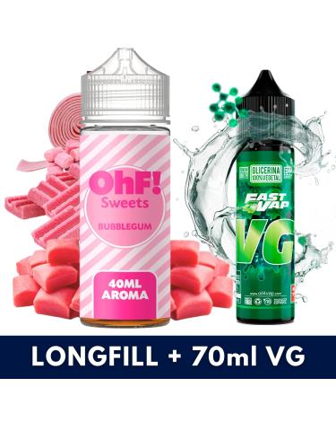 Aroma Bubblegum 40ml/120 (Longfill) OhF! + VG FAST 70ML