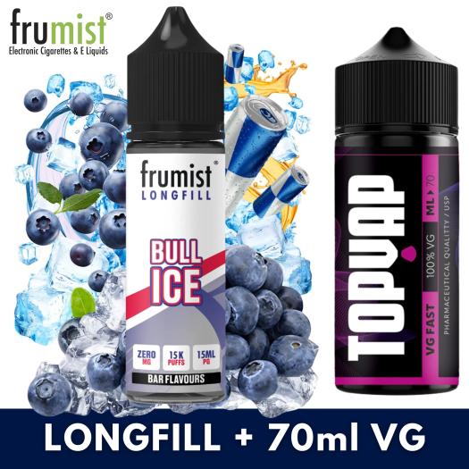 Aroma BULL ICE 15ml/60 (Longfill) Frumist + 70ml VG Fast