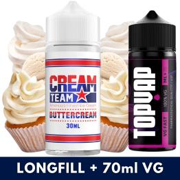 Aroma Buttercream 30ml/120 (Longfill) Kings Crest + 70ml VG Fast