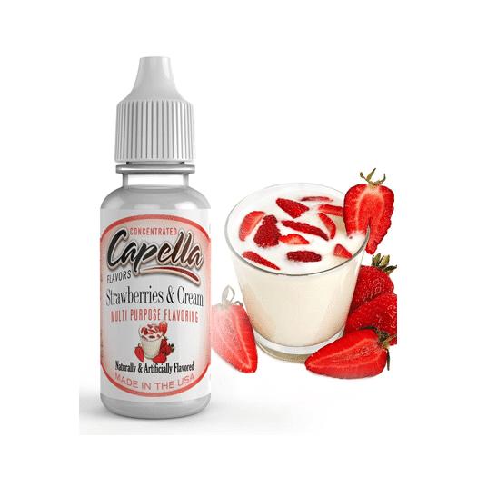 Aroma CAPELLA Strawberries and Cream ▷ 13ml
