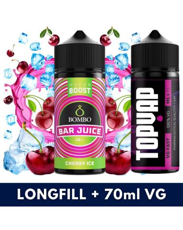 Aroma Cherry Ice 10ml/120 Hyper Boost Bombo + 70ml VG Fast