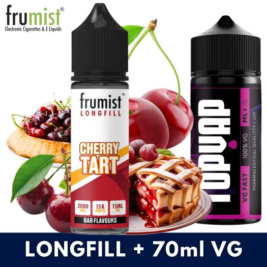 Aroma CHERRY TART 15ml/60 (Longfill) Frumist + 70ml VG Fast