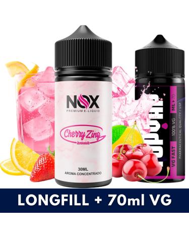 Aroma Cherry Zing 30ml (Longfill) - Nox + 70ml VG Fast