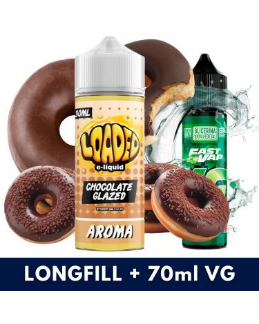 Aroma Chocolate Glazed 30ml/120 (Longfill) Loaded + VG FAST 70ML