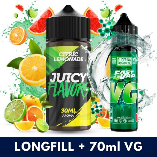 Aroma Citric Lemonade 30ml/120 (Longfill) Juicy + VG FAST 70ML Aroma Citric Lemonade 30ml/120 (Longfill) Juicy + VG FAST 70ML