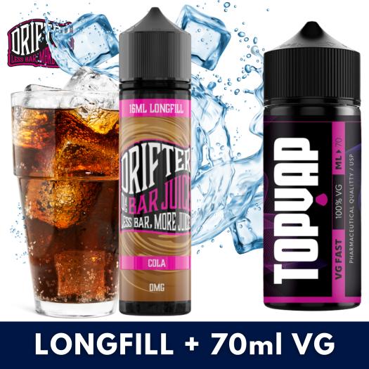 Aroma COLA 16ml/60 (Longfill) Drifter + 70ml VG Fast Aroma COLA 16ml/60 (Longfill) Drifter + 70ml VG Fast