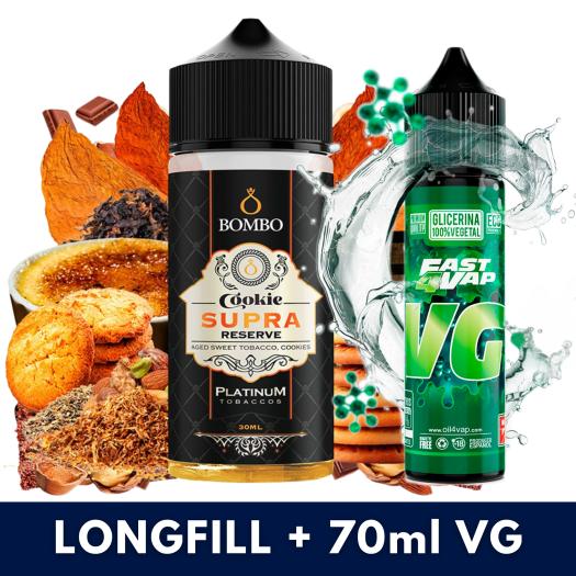 Aroma Cookie Supra Reserve 30ml (Longfill) - Platinum Tobaccos by Bombo