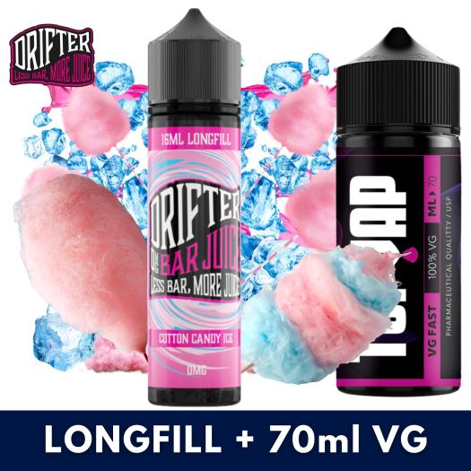 Aroma COTTON CANDY ICE 16ml/60 (Longfill) Drifter + 70ml VG Fast Aroma COTTON CANDY ICE 16ml/60 (Longfill) Drifter + 70ml VG Fast