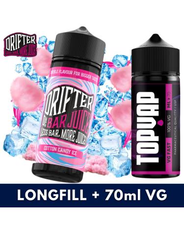 Aroma Cotton Candy Ice 24ml/120 (Longfill) Drifter + 70ml VG Fast