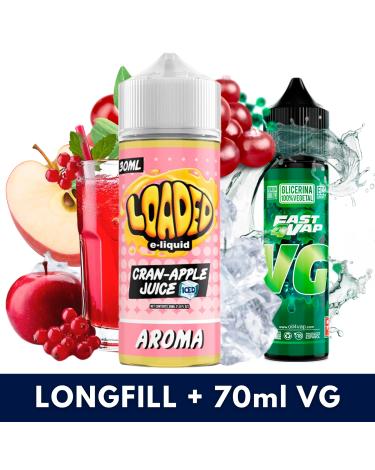 Aroma Cran Apple ICE 30ml/120 (Longfill) Loaded + VG Fast 70ML