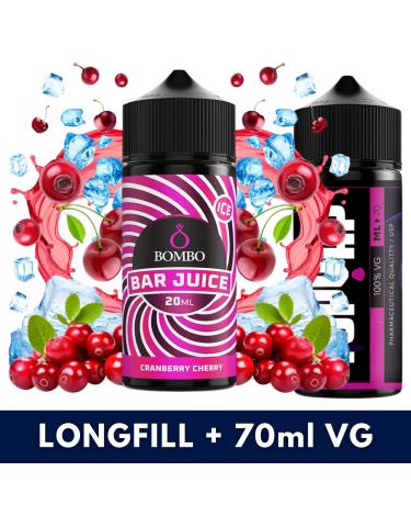 Aroma Cranberry Cherry 20ml/120 (Longfill) - Bombo Bar Juice + 70ml VG