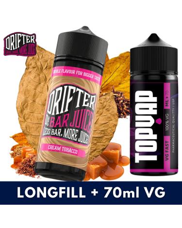 Aroma Cream Tobacco 24ml/120 (Longfill) Drifter + 70ml VG Fast