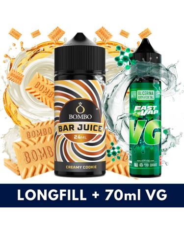 Aroma Creamy Cookie 24ml (Longfill) - Bombo Bar Juice + VG FAST 70ML