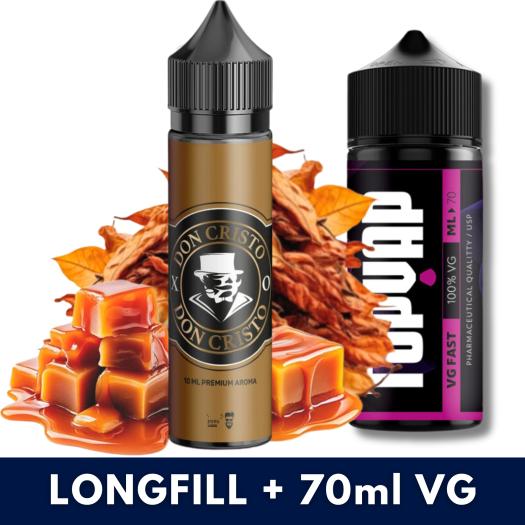 Aroma Cristo XO 10ml/60 (Longfill) Don Cristo + 70ml VG Fast