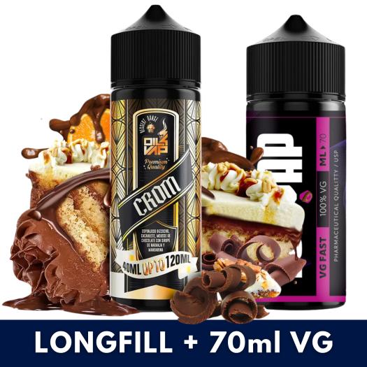 Aroma CROM 30ml/120 (Longfill) - Oil4Vap + 70ml VG Fast