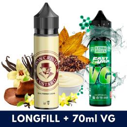 Aroma Custard 10ml/60 (Longfill) Don Cristo + 70ml VG Fast