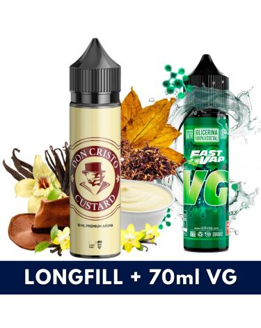 Aroma Custard 10ml/60 (Longfill) Don Cristo + 70ml VG Fast