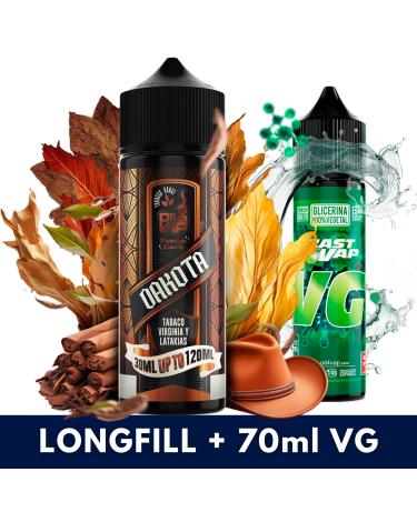 Aroma DAKOTA 30ml/120 (Longfill) - Oil4Vap + 70ml VG Fast