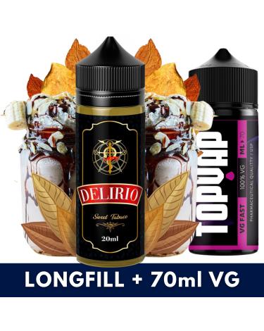 Aroma Delirio 20ml/120 (Longfill) Alquimia para Vapers + 70ml VG Fast